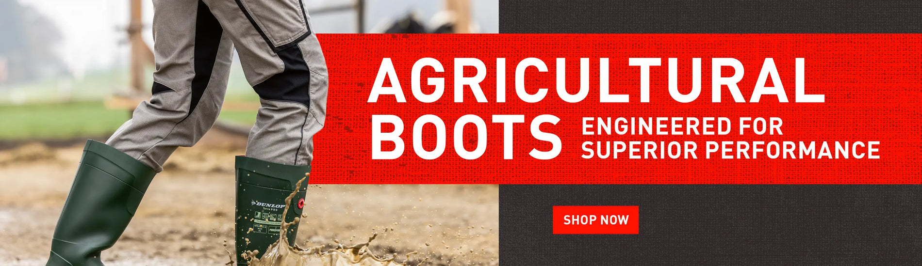 AGRICULTURAL BOOTS. ENGINEERED FOR SUPERIOR PERFORMANCE. SHOP NOW