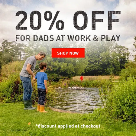 20% OFF FOR DADS AT WORK & PLAY. *discount applied at checkout. SHOP NOW