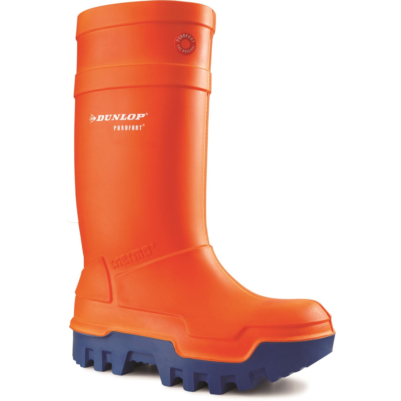 Unisex Dunlop Orange Purofort Thermo+ Full Safety Wellington
