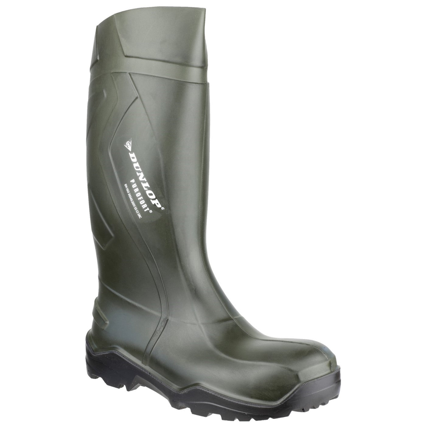 Unisex Dunlop Green Purofort+ Full Safety Wellington – DunlopUK