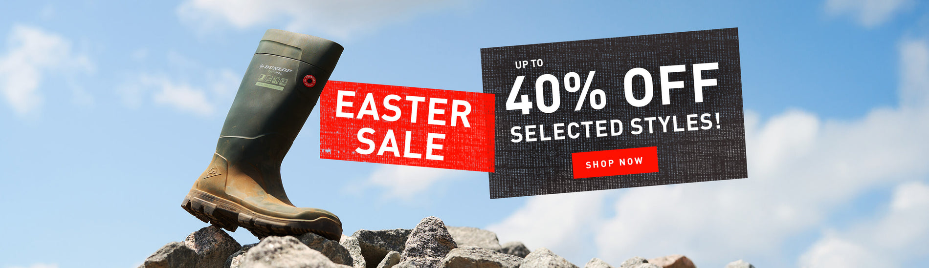 EASTER SALE. UP TO 40% OFF SELECTED STYLES! SHOP NOW