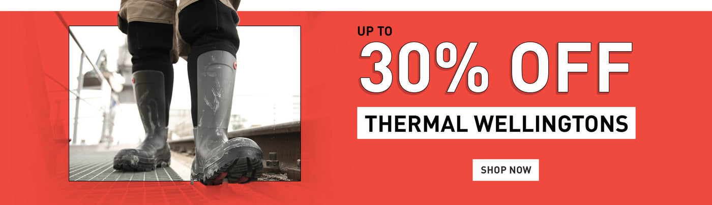 UP TO 30% OFF THERMAL WELLINGTONS. SHOP NOW