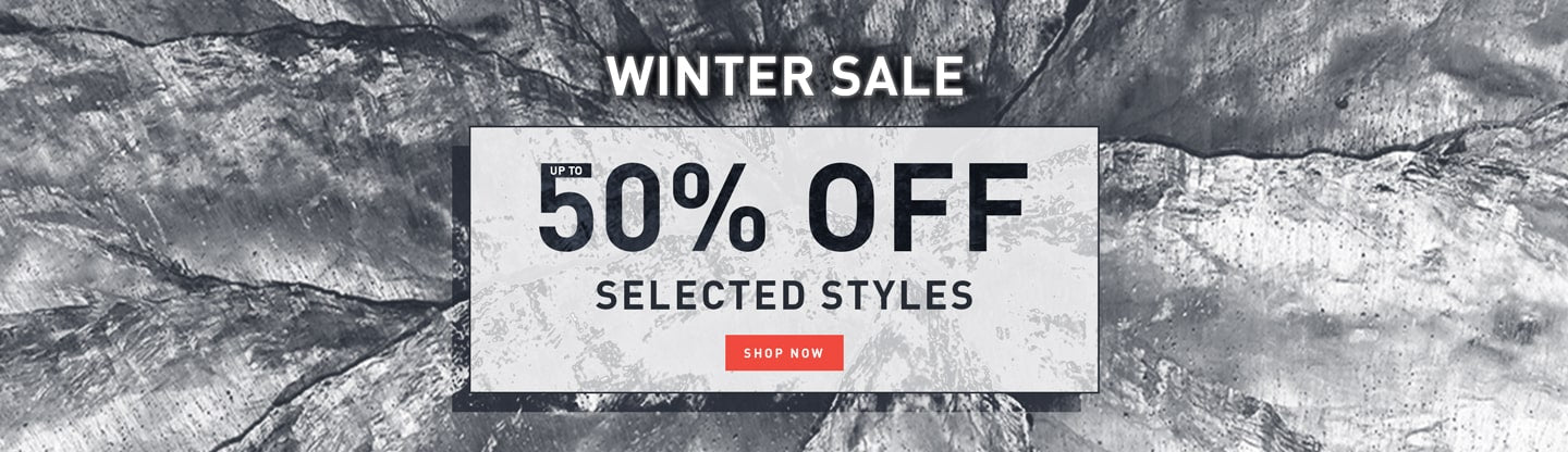 WINTER SALE. UP TO 50% OFF SELECTED STYLES. SHOP NOW