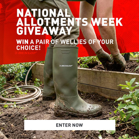 National allotments week giveaway. Win a pair of wellies of your choice! Enter now