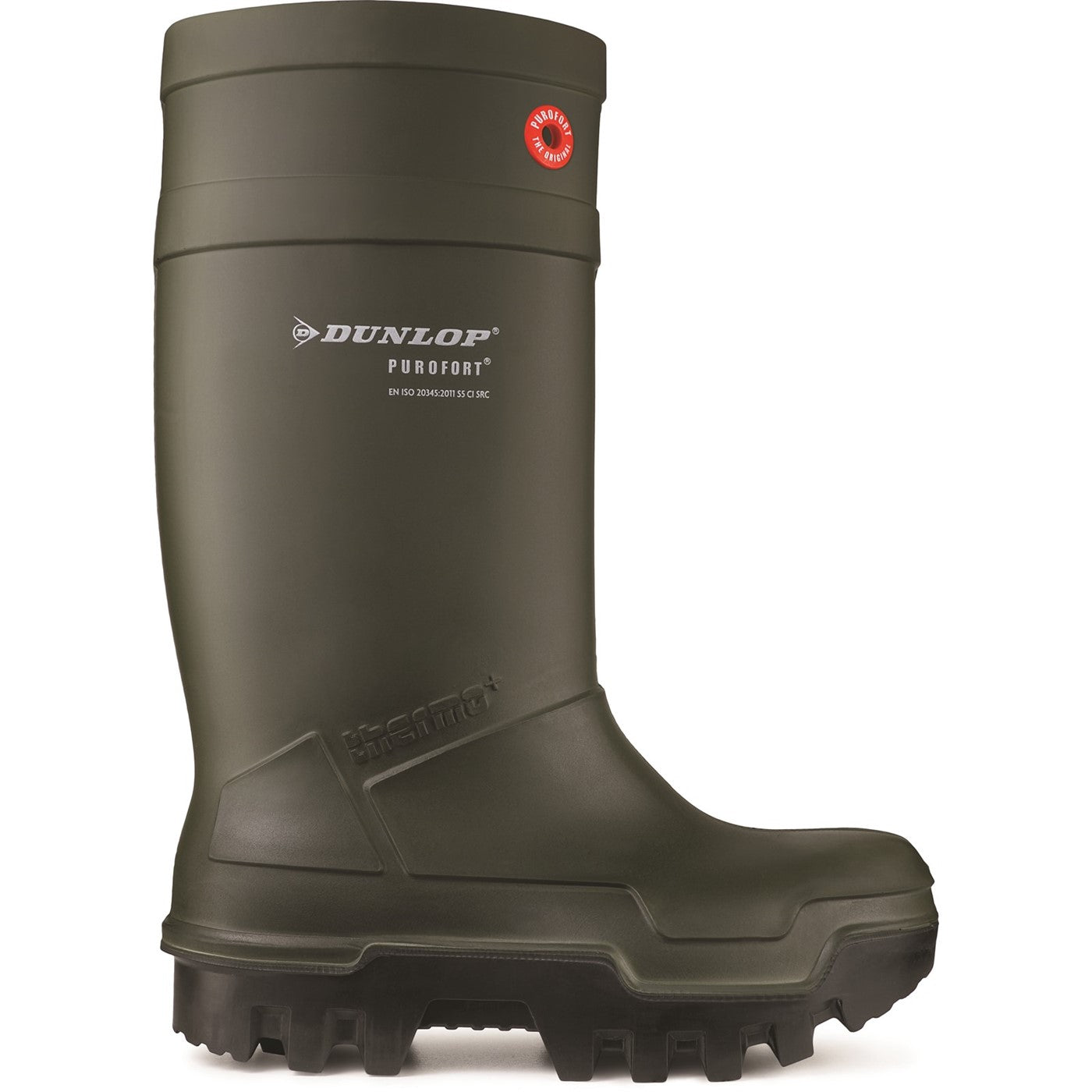 Unisex Dunlop Green Purofort Thermo+ Full Safety Wellington – DunlopUK