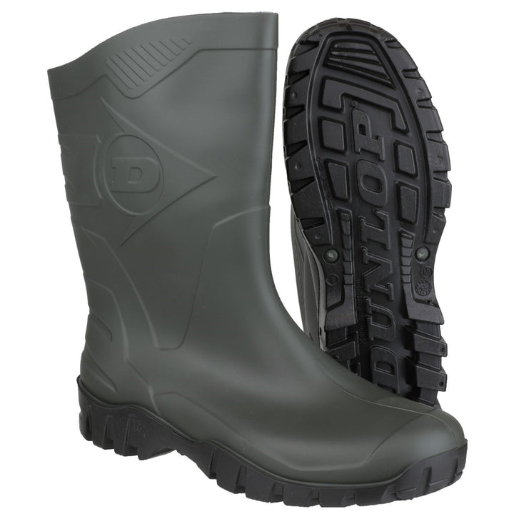 Men's Dunlop Green Dee Calf Length Wellington – DunlopUK