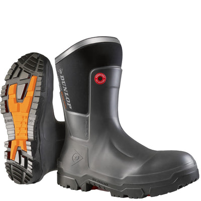 Snugboot Heavy Duty Calf Full Safety Charcoal