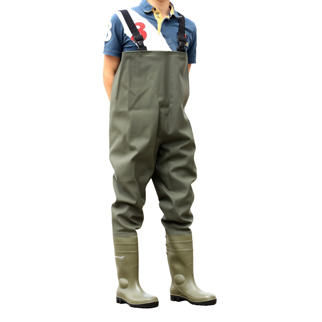 Dunlop 86067 SIZE 11 Chest Waders; 54 inch Height, US Mens 11