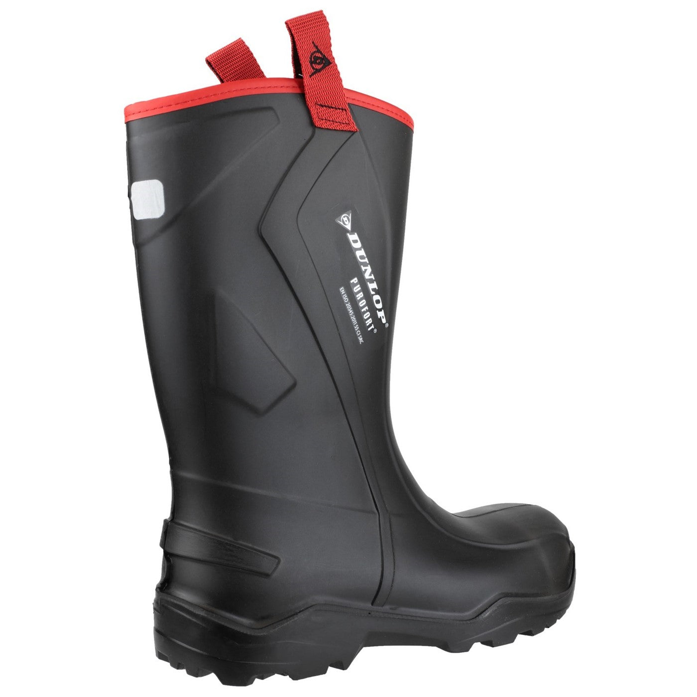 DUNLOP Purofort Safety Boots - Black, Size 14, Unisex Farm & Work Boot