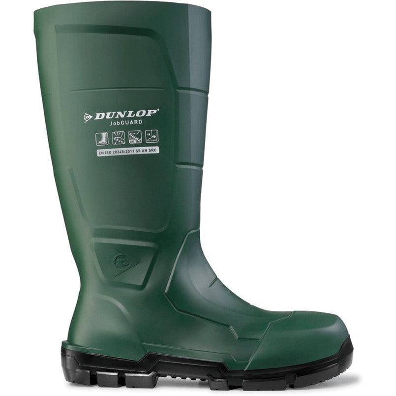 Unisex Dunlop Green JobGUARD Full Safety Wellington – DunlopUK